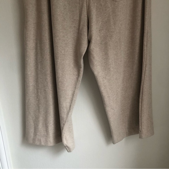 Vince size XL Crop Pull On Cotton Blend Pants in White Sand - Picture 12 of 12